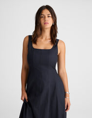 The Rylee Midi Dress DARK NAVY