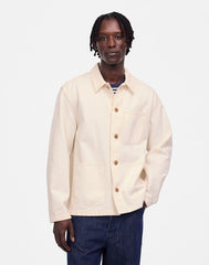 Chore Jacket in Summer Denim: Ecru ECRU WASH