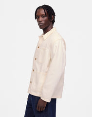 Chore Jacket in Summer Denim: Ecru ECRU WASH