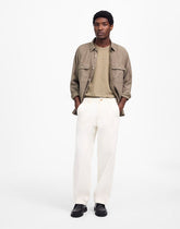 Patch Pocket Jeans in Summer Denim ECRU WASH
