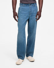 Patch Pocket Jeans in Summer Denim PALADINO WASH