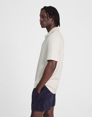 Quarter-Zip Pique Polo Shirt LIGHTHOUSE