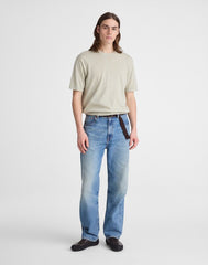 Crewneck Sweater Tee in Everyday Cotton DUSTY CELADON