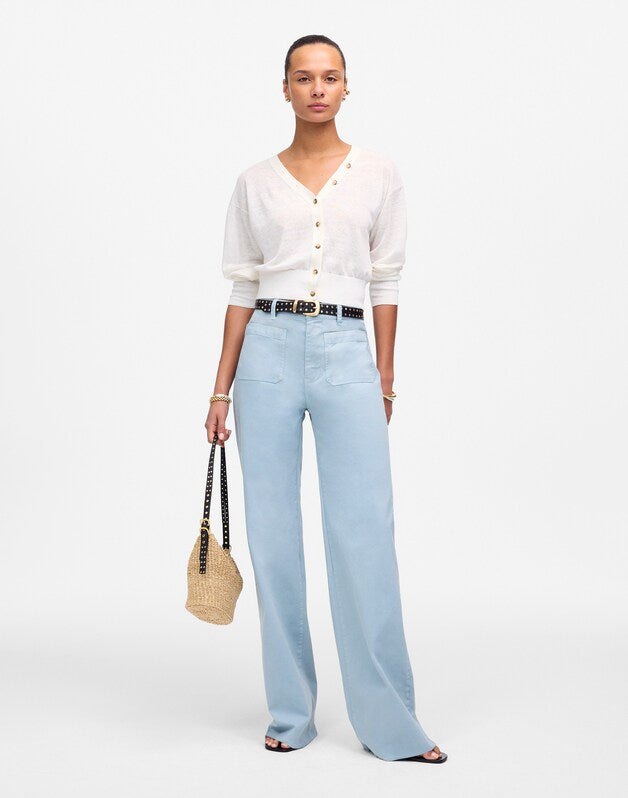 The Emmett Wide-Leg Pant BLUE HORIZON