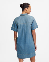 Denim Popover Dress in Robertson Wash ROBERTSON WASH