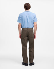 Garment-Dyed Patch Pocket Jeans in Summer Denim BURNT HICKORY