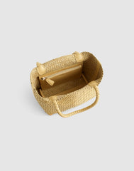 The Handwoven Mini Tote YELLOW CLAY