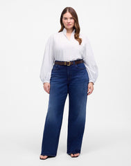 The Plus Perfect Vintage Wide-Leg Jean in Pipestone Wash PIPESTONE WASH