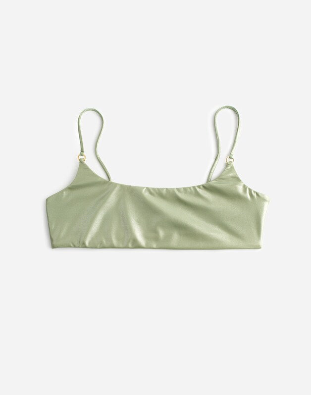Jade Swim Hinge Bikini Top KIWI