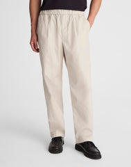 Pleated Poplin Pull-On Pant FORM GREY