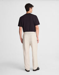 Pleated Poplin Pull-On Pant FORM GREY