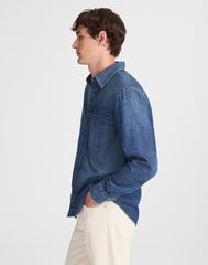 Denim Button-Up Shirt in Chambers Wash CHAMBERS WASH
