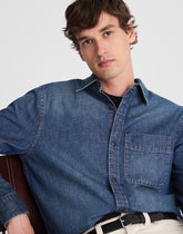 Denim Button-Up Shirt in Chambers Wash CHAMBERS WASH