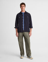 Work Shirt in Cotton DEEP INDIGO