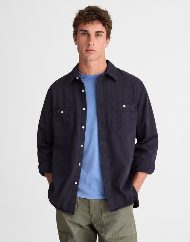 Work Shirt in Cotton DEEP INDIGO