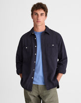 Work Shirt in Cotton DEEP INDIGO