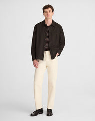 Cotton Poplin Overshirt MOCHA BROWN