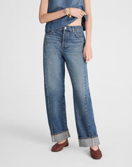 The Pieced Barrel-Leg Full-Length Jean MOSBY WASH