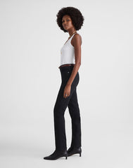 The Petite Longline Straight Jean BLACK FROST