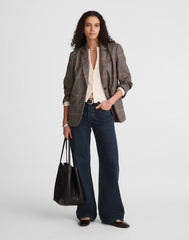 The Low-Slung Baggy Jean BLUE BLACK WASH