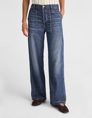 The Low-Slung Baggy Jean in Airy Denim LINDEWOOD WASH