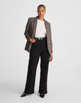 The Curvy Wide-Leg Jean in Super Stretch Denim BLACK FROST