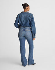 The Curvy Vintage Flare Jean BOUVIER WASH
