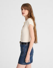 The Emmett Mini Skirt in Greendale Wash GREENDALE WASH