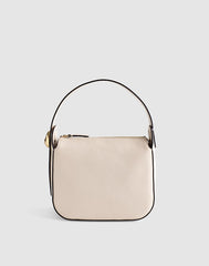 The Sculpted Metal Wristlet Bag VINTAGE MUSLIN