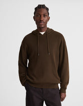 Knit Hoodie DARK MOCHA