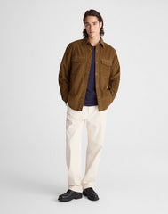 Corduroy Work Shirt WOODLAND BROWN