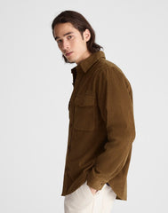 Corduroy Work Shirt WOODLAND BROWN