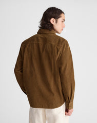 Corduroy Work Shirt WOODLAND BROWN