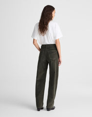 The Balloon Pant in Corduroy GRAPHITE GREEN