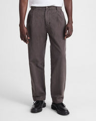 Pleated Twill Trousers SOFT CHARCOAL