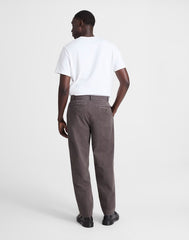 Pleated Twill Trousers SOFT CHARCOAL
