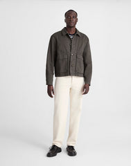 Patch-Pocket Work Jacket SOFT CHARCOAL