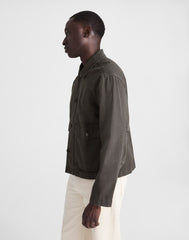 Patch-Pocket Work Jacket SOFT CHARCOAL