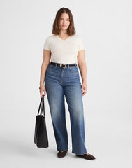 The Plus Perfect Vintage Wide-Leg Jean HARVEY WASH