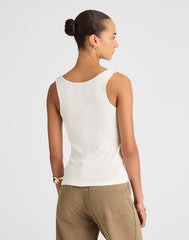 Scoopneck Tank WHITE