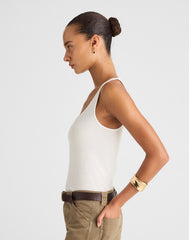 Scoopneck Tank WHITE