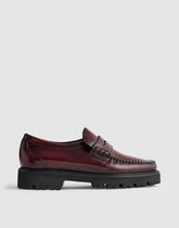 G.H.BASS Grace Super Lug Loafers WINE