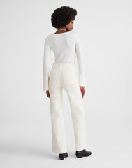 The Wide-Leg Pant in Corduroy VINTAGE IVORY