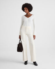 The Wide-Leg Pant in Corduroy VINTAGE IVORY