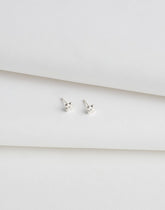 Demi-Fine Mini Dotted Stud Earrings STERLING SILVER