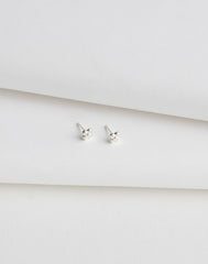 Demi-Fine Mini Dotted Stud Earrings STERLING SILVER