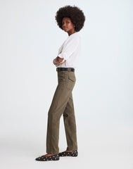 Utility Straight-Leg Pants FADED OLIVE