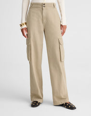 Utility Wide-Leg Trousers COASTAL DUNE