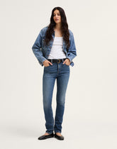 The Pencil Jean in Super Stretch Denim CONCHO WASH