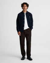 Officer Pants in Wool Blend CHOCOLATE